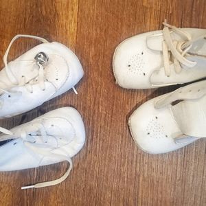 1970s vintage toddler shoes, 2 pairs